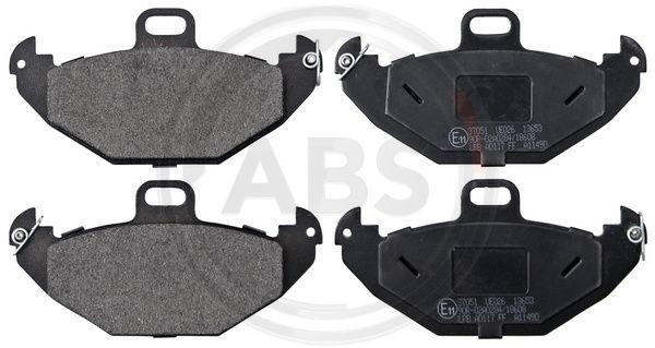 A.B.S. 37051 - Bremsbelagsatz, Scheibenbremse