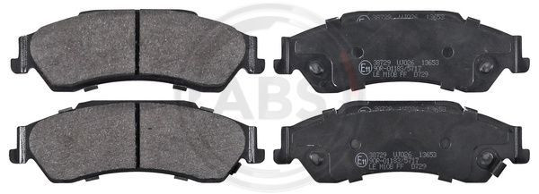 A.B.S. 38729 - Bremsbelagsatz, Scheibenbremse