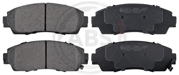 A.B.S. 37627 - Bremsbelagsatz, Scheibenbremse
