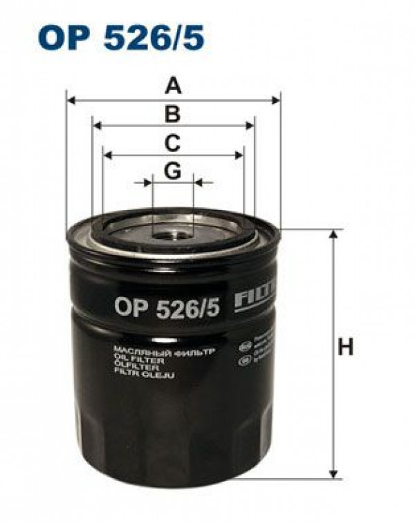 FILTRON OP526/5 - Ölfilter
