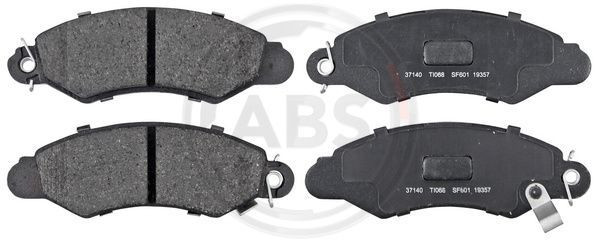 A.B.S. 37140 - Bremsbelagsatz, Scheibenbremse
