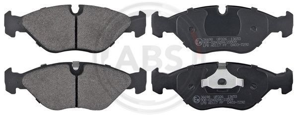 A.B.S. 36698 - Bremsbelagsatz, Scheibenbremse