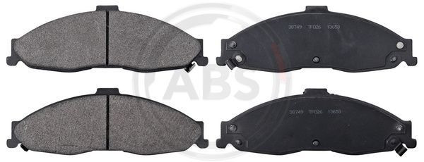A.B.S. 38749 - Bremsbelagsatz, Scheibenbremse
