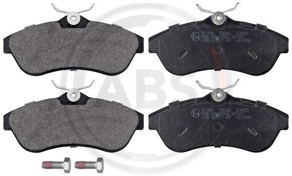 A.B.S. 37308 - Bremsbelagsatz, Scheibenbremse