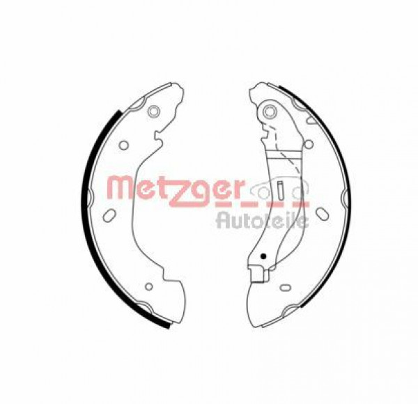 METZGER MG 966 - Bremsbackensatz