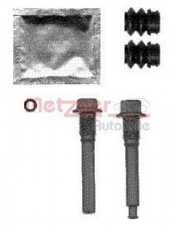 METZGER 113-1424X - Führungshülsensatz, Bremssattel