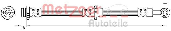 METZGER 4110847 - Bremsschlauch