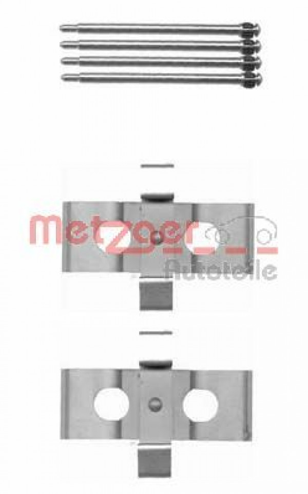 METZGER 109-1635 - Zubehörsatz, Scheibenbremsbelag