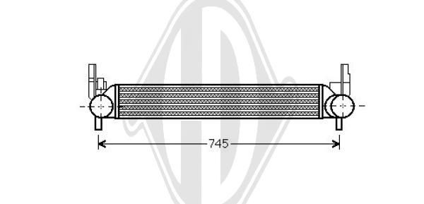 DIEDERICHS DCA1020 - Ladeluftkühler