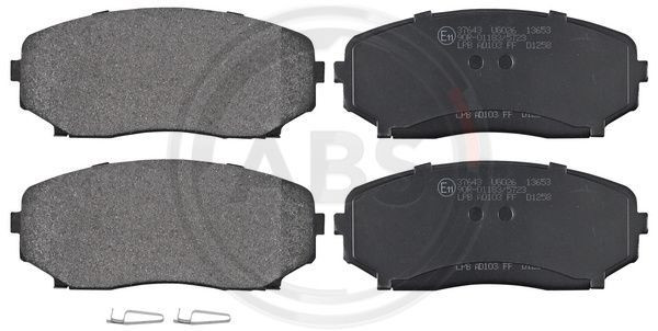 A.B.S. 37643 - Bremsbelagsatz, Scheibenbremse