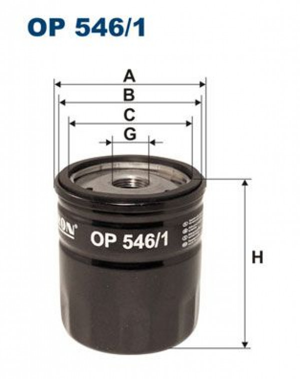 FILTRON OP546/1 - Ölfilter