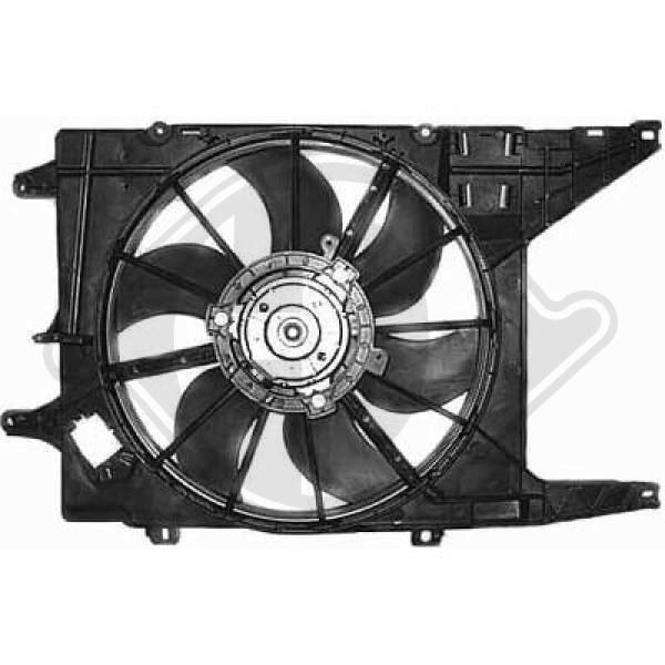 DIEDERICHS 8445511 - Lüfter, Motorkühlung
