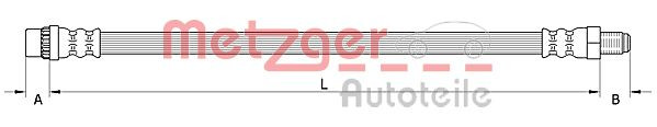 METZGER 4110991 - Bremsschlauch