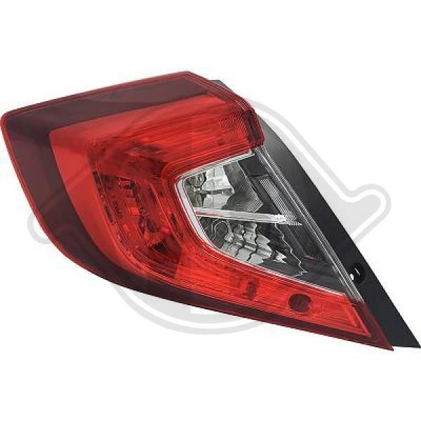 DIEDERICHS 5250090 - Heckleuchte