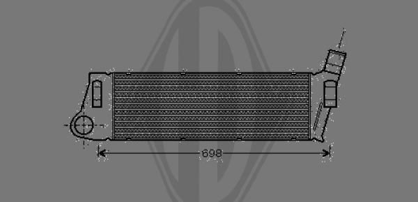 DIEDERICHS DCA1047 - Ladeluftkühler