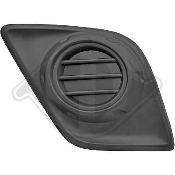 DIEDERICHS 6686847 - Lüftungsgitter, Stoßfänger