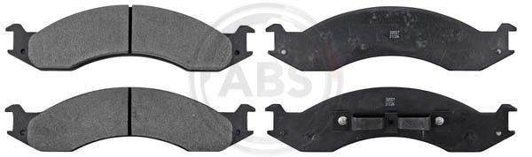 A.B.S. 38557 - Bremsbelagsatz, Scheibenbremse