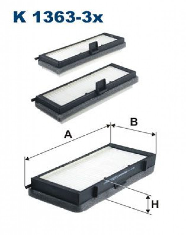 FILTRON K13633X - Filter, Innenraumluft