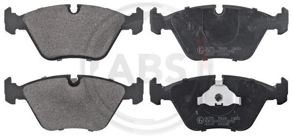 A.B.S. 36755 - Bremsbelagsatz, Scheibenbremse