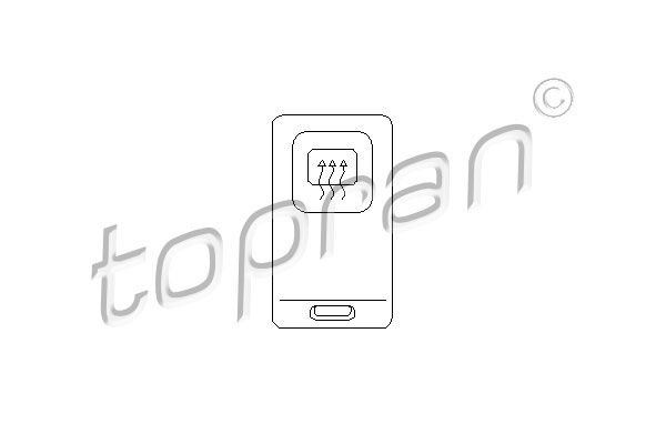 TOPRAN 102978 - Schalter, Heckscheibenheizung