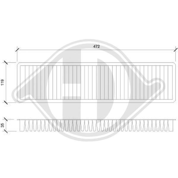 DIEDERICHS DCI1804 - Filter, Innenraumluft