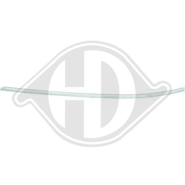DIEDERICHS 1681163 - Zier-/Schutzleiste, Stoßfänger