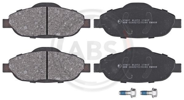 A.B.S. 37607 - Bremsbelagsatz, Scheibenbremse