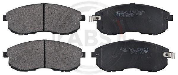 A.B.S. 37648 - Bremsbelagsatz, Scheibenbremse