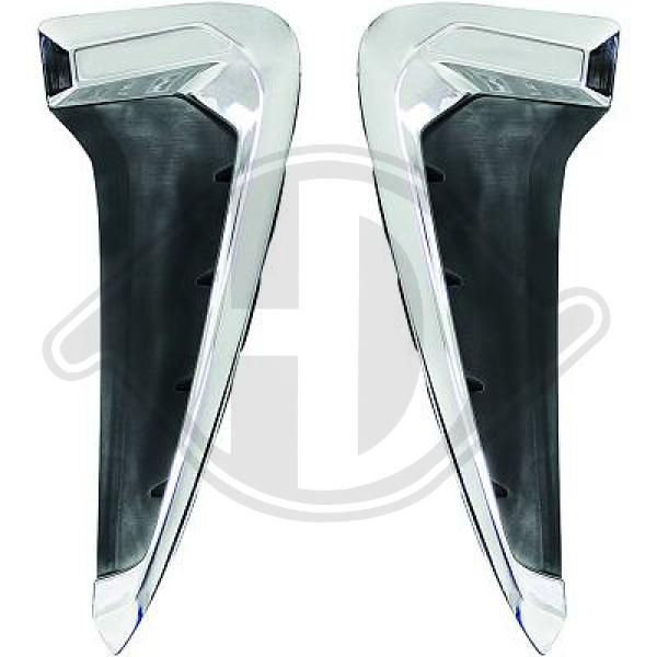 DIEDERICHS 1293508 - Zier-/Schutzleiste, Kotflügel