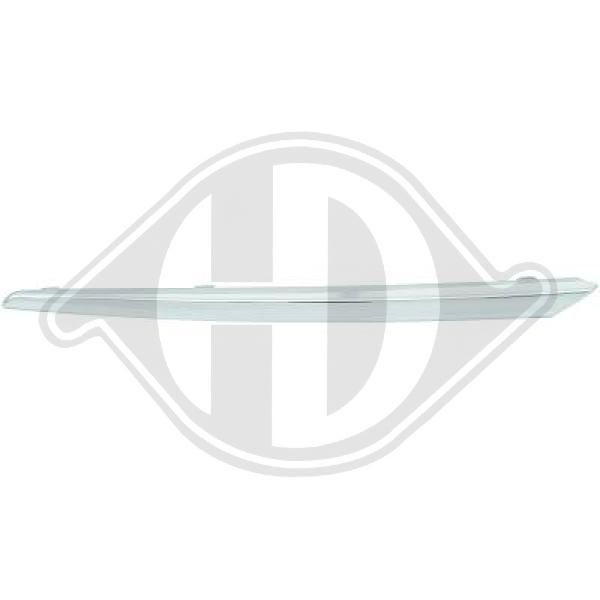 DIEDERICHS 6660043 - Zier-/Schutzleiste, Kühlergitter