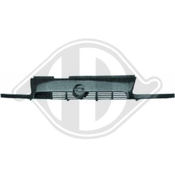 DIEDERICHS 1804840 - Kühlergitter