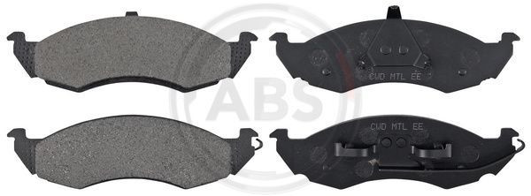 A.B.S. 38417 - Bremsbelagsatz, Scheibenbremse