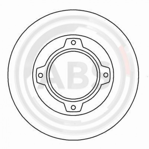 A.B.S. 16011 - Bremsscheibe