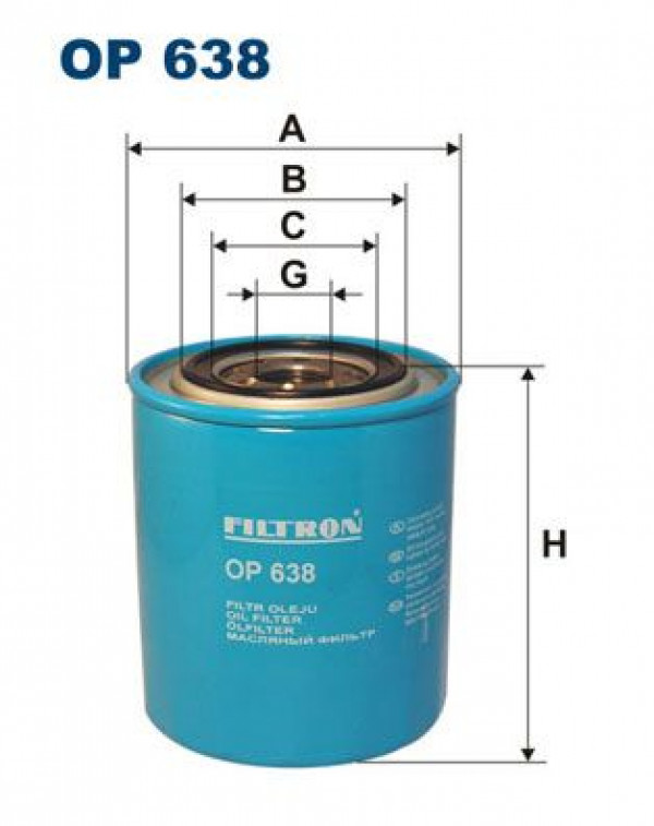 FILTRON OP638 - Ölfilter