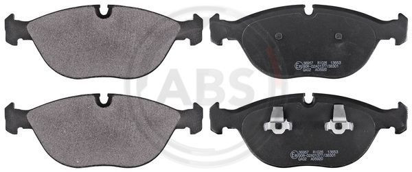 A.B.S. 36957 - Bremsbelagsatz, Scheibenbremse