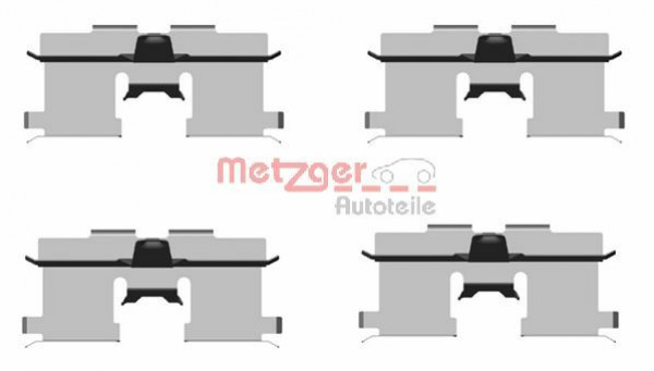 METZGER 109-1692 - Zubehörsatz, Scheibenbremsbelag