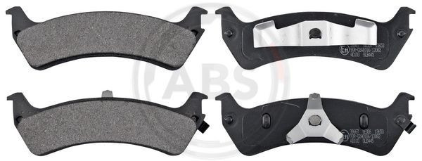 A.B.S. 38667 - Bremsbelagsatz, Scheibenbremse