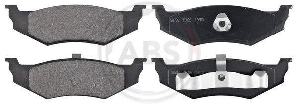 A.B.S. 38782 - Bremsbelagsatz, Scheibenbremse