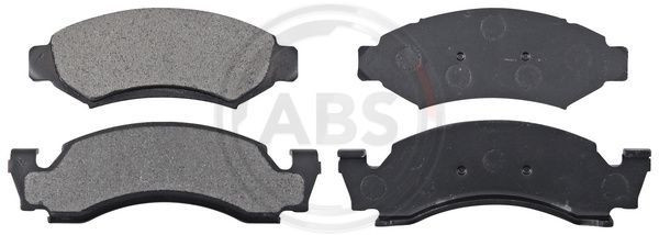 A.B.S. 38092 - Bremsbelagsatz, Scheibenbremse