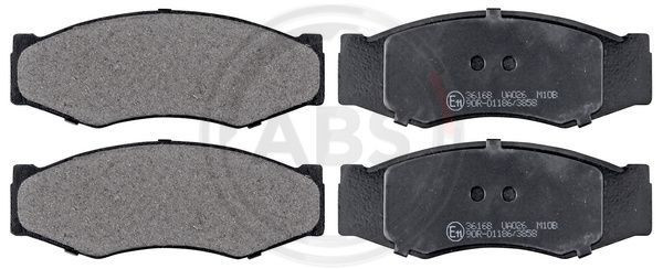 A.B.S. 36168 - Bremsbelagsatz, Scheibenbremse