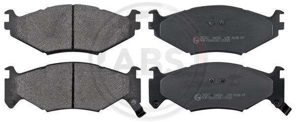 A.B.S. 38522 - Bremsbelagsatz, Scheibenbremse