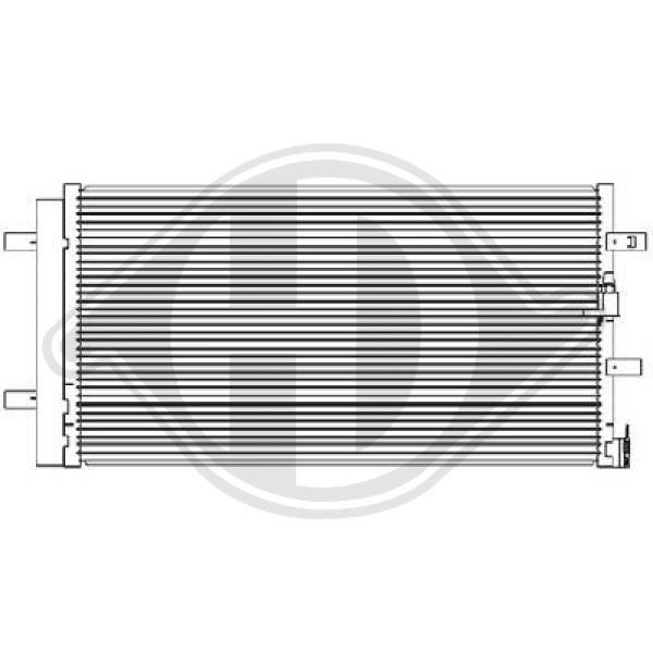 DIEDERICHS DCC1037 - Kondensator, Klimaanlage