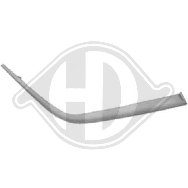 DIEDERICHS 1670264 - Zier-/Schutzleiste, Stoßfänger
