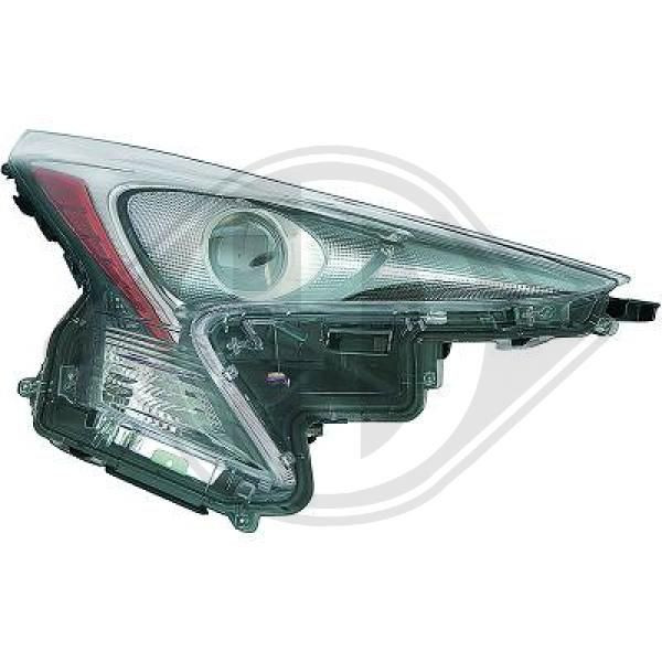 DIEDERICHS 6637080 - Hauptscheinwerfer
