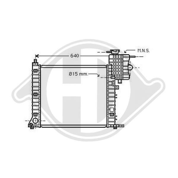 DIEDERICHS DCM2380 - Kühler, Motorkühlung