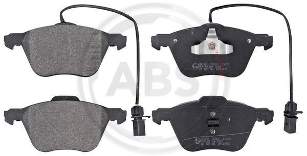 A.B.S. 37240 - Bremsbelagsatz, Scheibenbremse