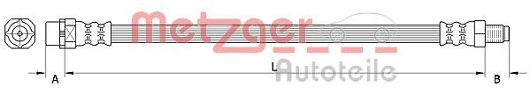 METZGER 4110996 - Bremsschlauch