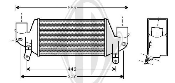 DIEDERICHS DCA1085 - Ladeluftkühler