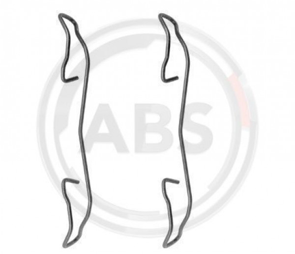 A.B.S. 1187Q - Zubehörsatz, Scheibenbremsbelag