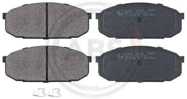 A.B.S. 36926 - Bremsbelagsatz, Scheibenbremse